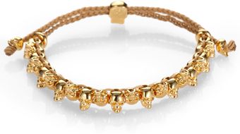 Alexander McQueen Skull Friendship Bracelet - Lyst