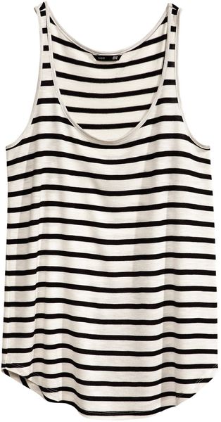 H&M Jersey Top - Lyst