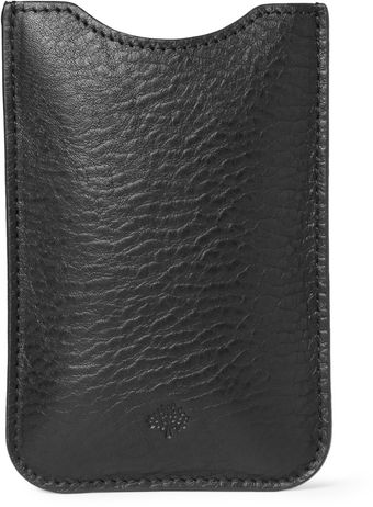 Mulberry Crossgrain Leather Iphone 4 Case - Lyst