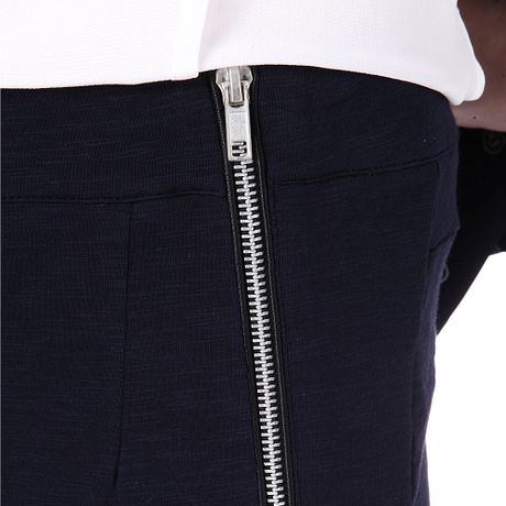 mens zipped tracksuit bottoms