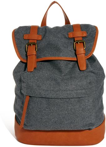 Asos Backpack with Front Pocket - Lyst