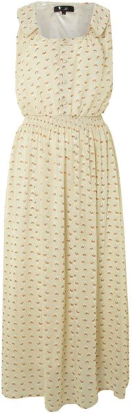 Cutie Printed Maxi Dress - Lyst