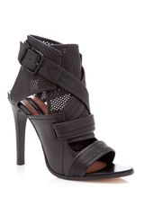 Derek Lam Beau Black Sponge Nappa Calf Sandal