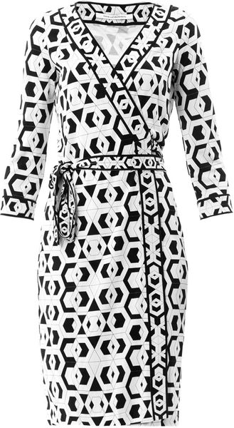 Diane Von Furstenberg Banded Julian Dress - Lyst