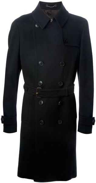 Gucci Long Trench Coat - Lyst