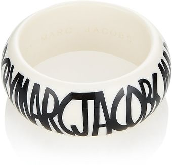 Marc By Marc Jacobs Key Items Jacobson Logo Bangle - Lyst