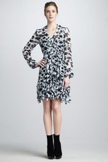 Rachel Zoe Devon Printed Silk Shirt Dress - Lyst