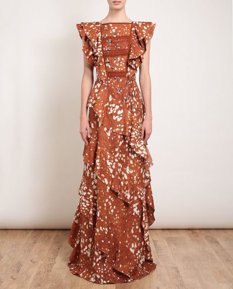 michelle mason bias maxi gown