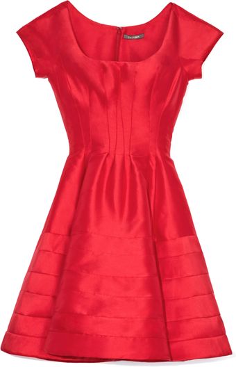 Zac Posen Silk Faille Cocktail Dress - Lyst
