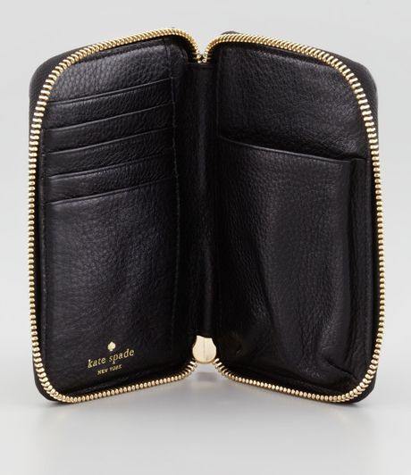 kate spade black wallet sale