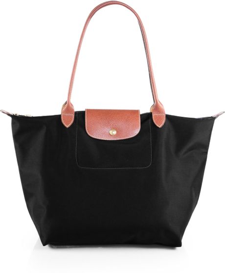 longchamp leather le pliage