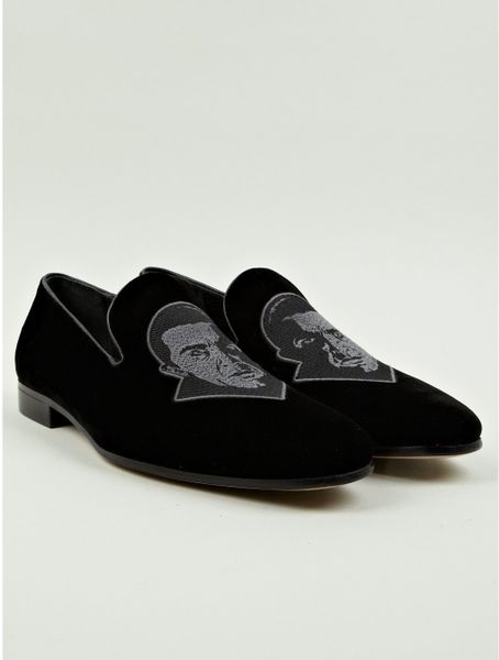Black  slippers Shoes men 14w Dracula for Christopher velvet in for Slipper Velvet Men Kane Mens