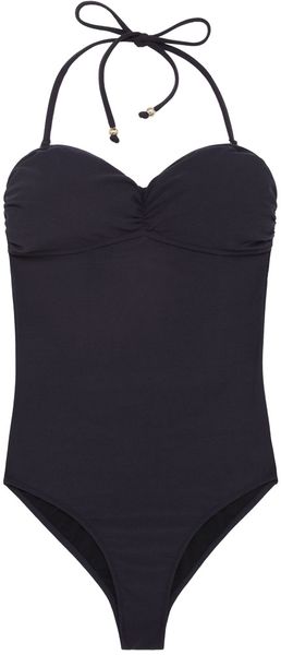 Mulberry Bandeau One Piece - Lyst