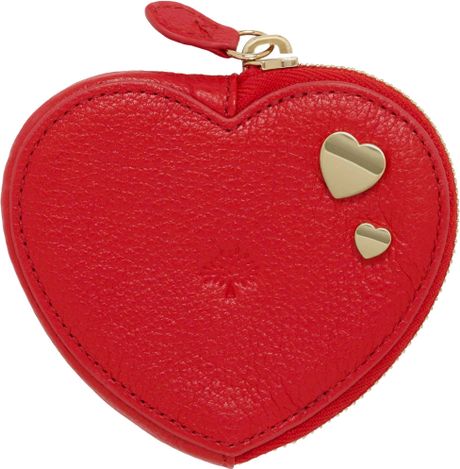 heart purse red