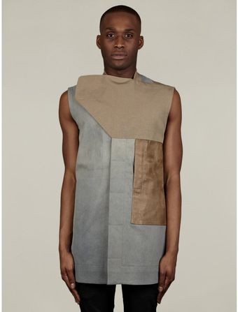 Rick Owens Mens Jungle Vest - Lyst