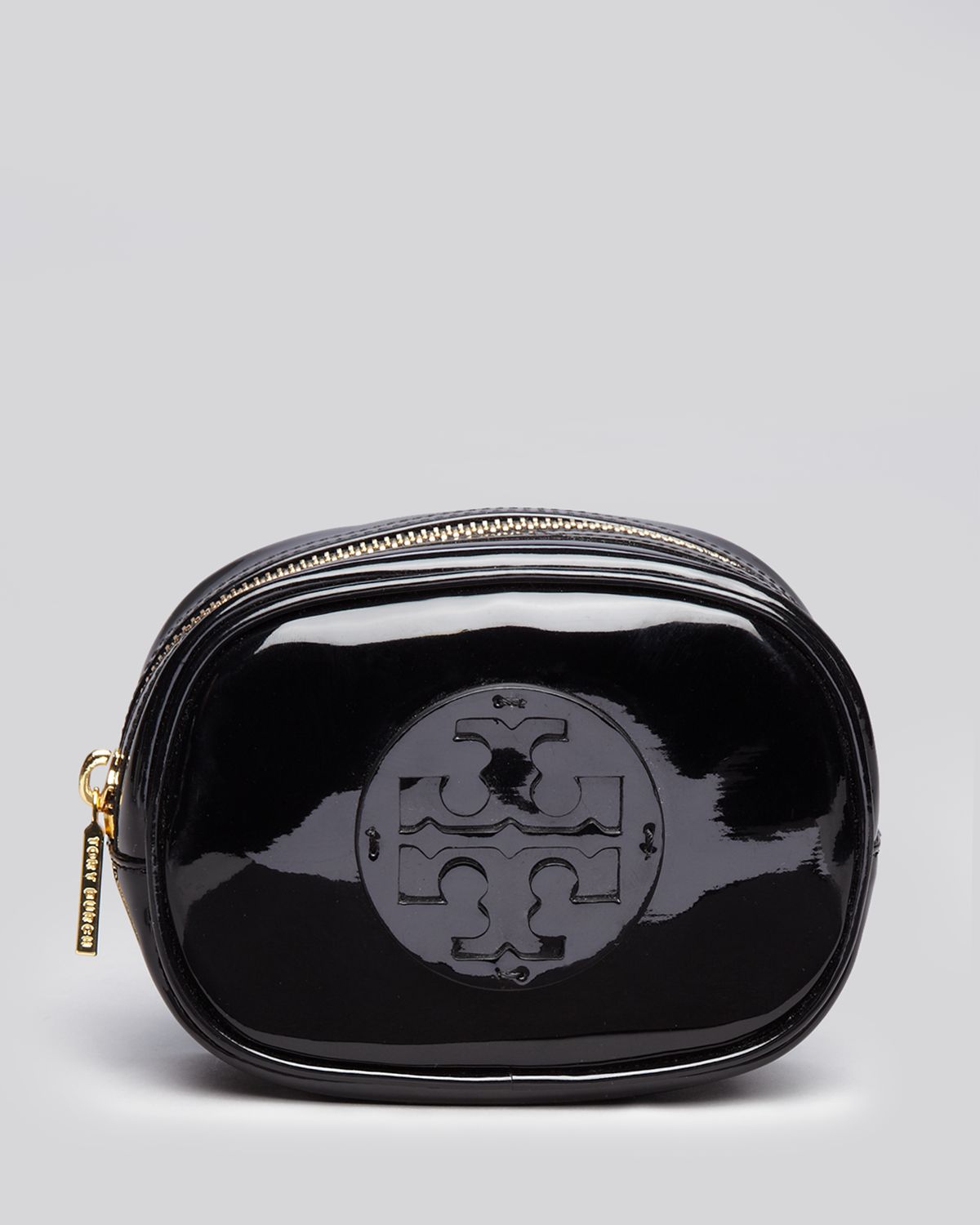 tory burch black makeup bag