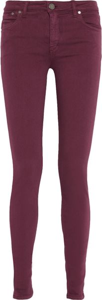 Victoria Beckham Power Midrise Skinny Jeans - Lyst