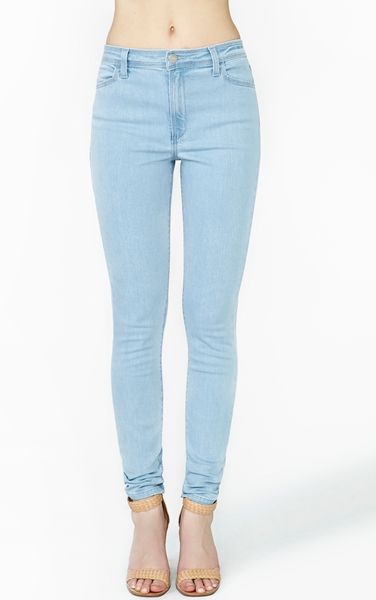 Sky Blue Skinny Jeans Men