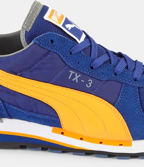blue and orange puma