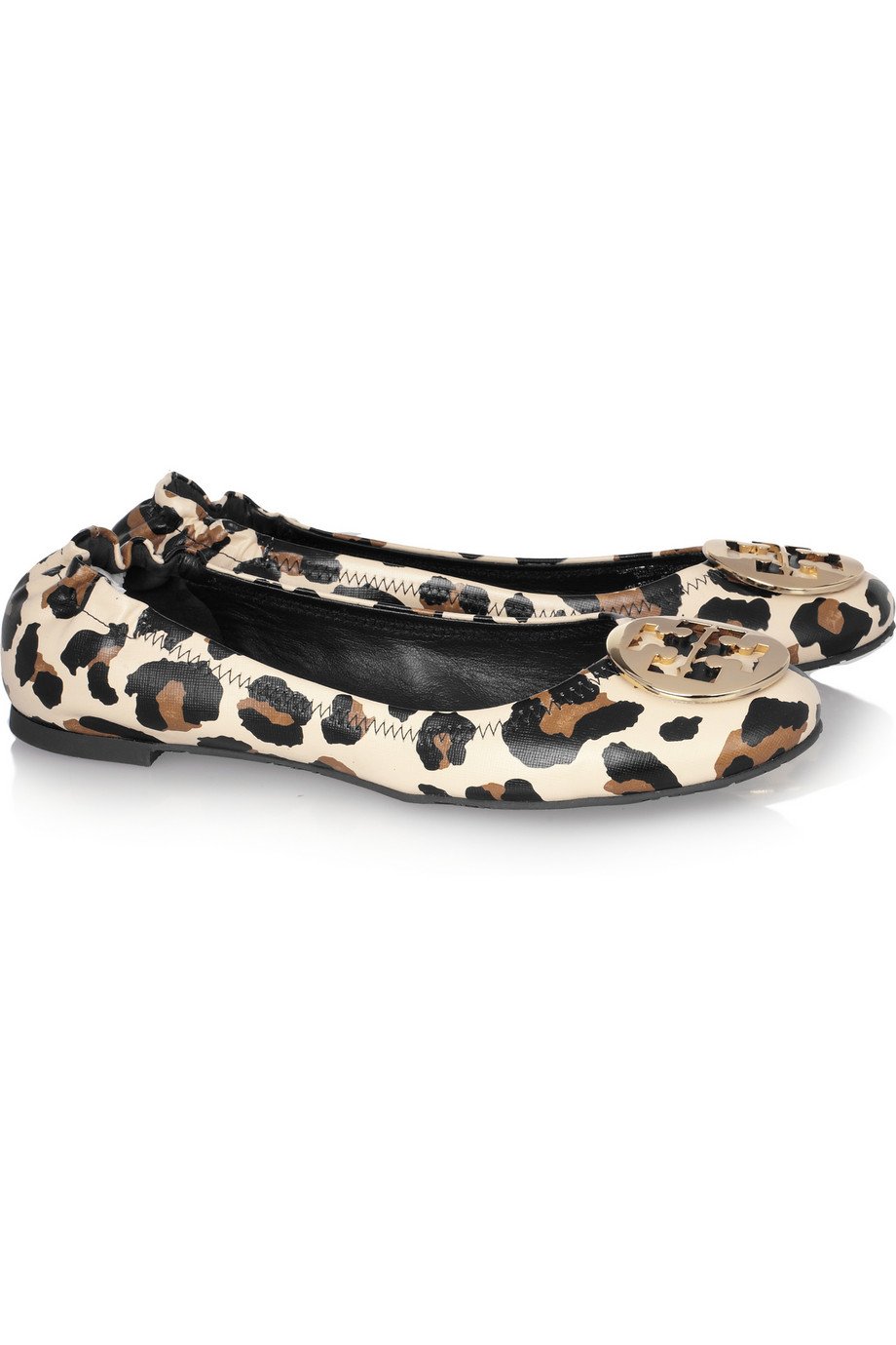 leopard print ballerina flats