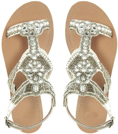 asos silver flat shoes