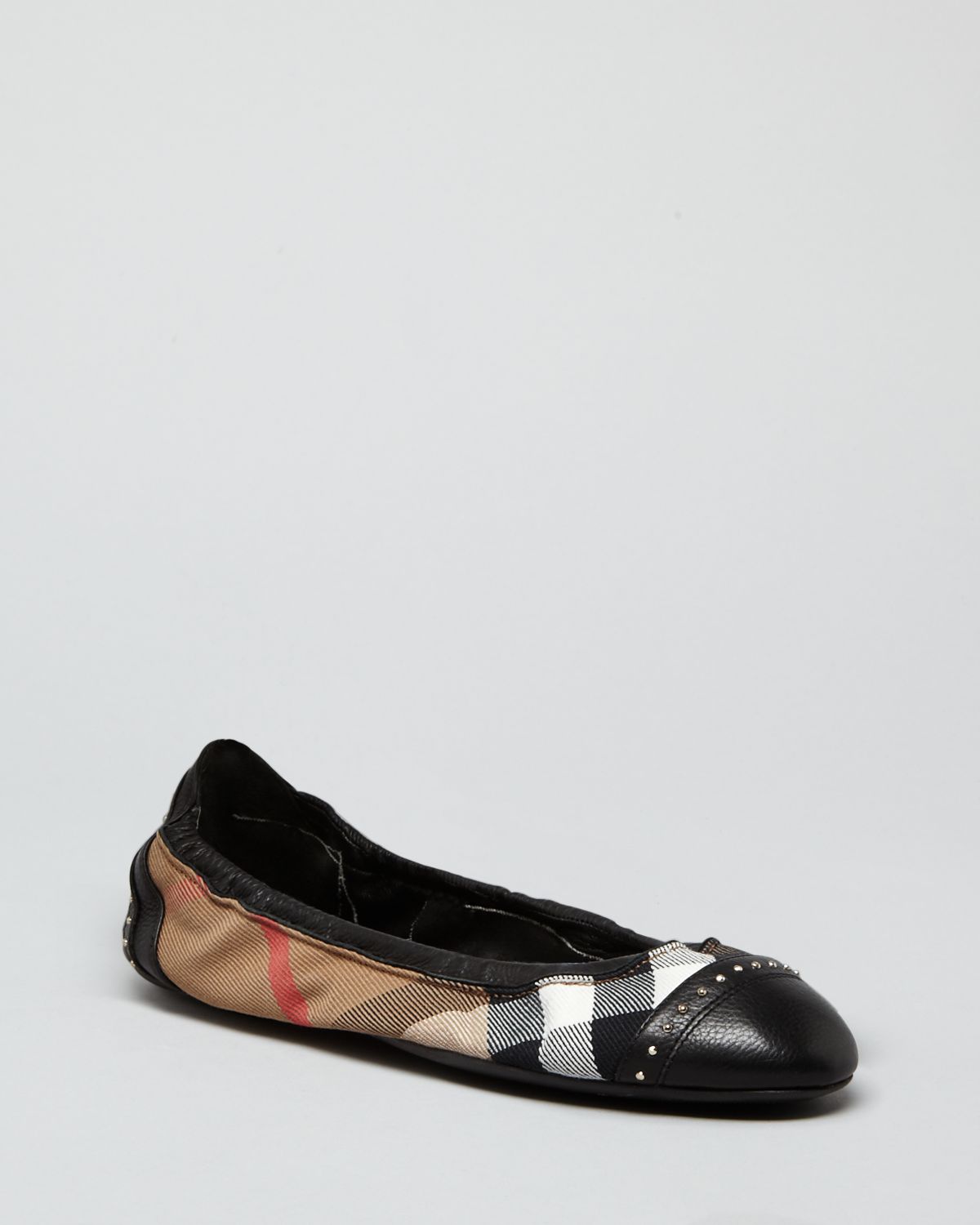 cap toe pointed flats