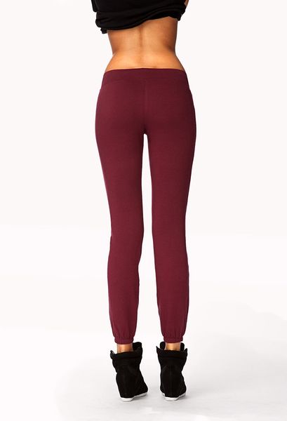 sweatpants burgundy