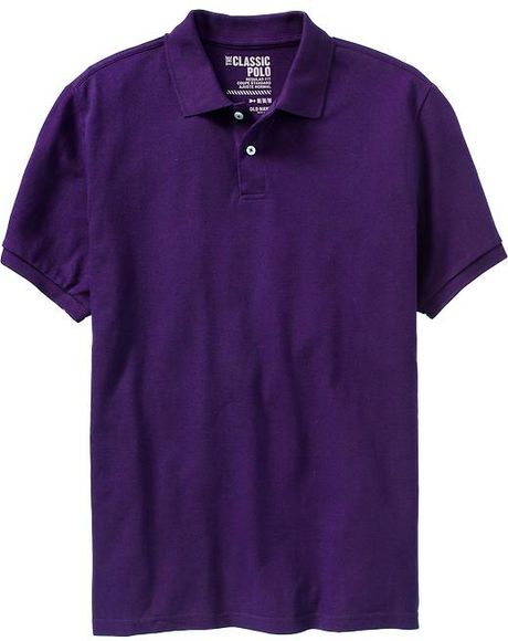 Old Navy Classic Uniform Polos in Purple for Men (Deep Purple) | Lyst