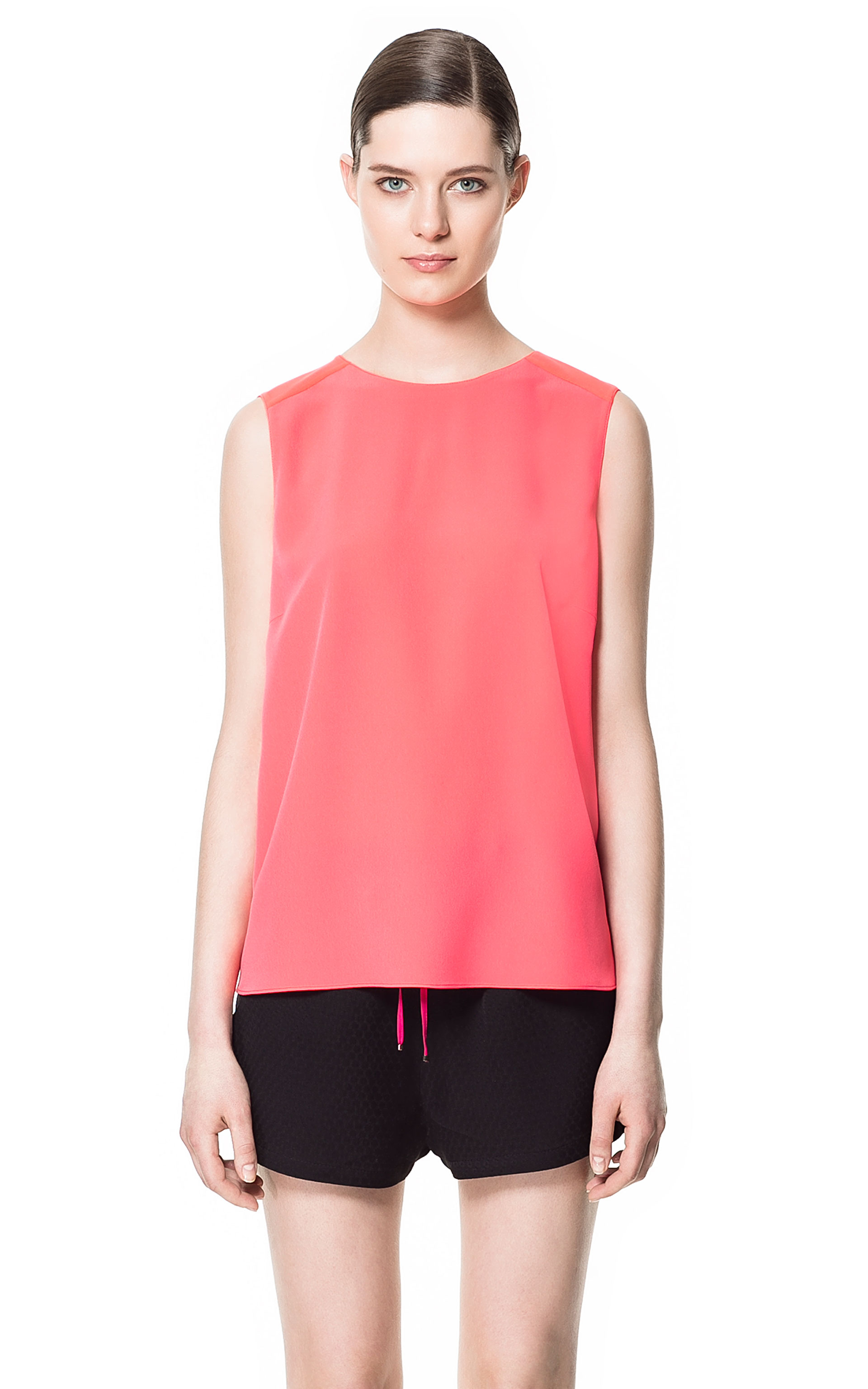 neon top zara