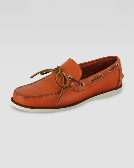 Eastland Yarmouth Boat Shoe Orange in Orange (8