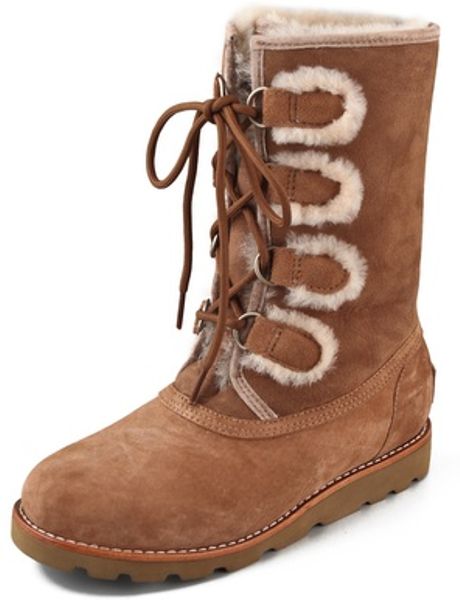 ugg rommy lace up boots