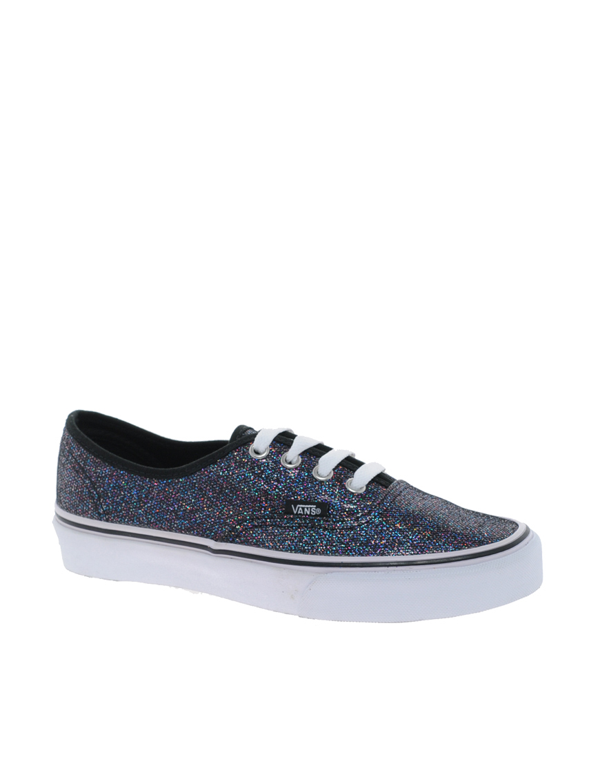 sparkly trainers black