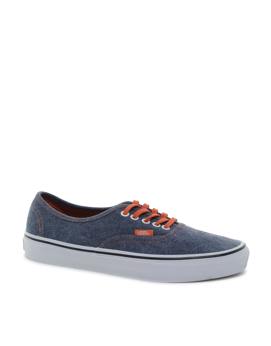 vans leather plimsolls