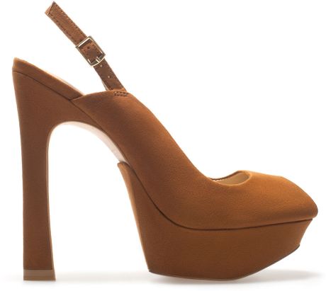 zara sling back