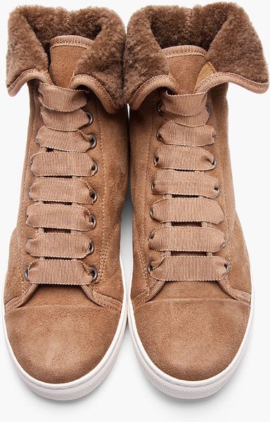 chunky sneakers tan