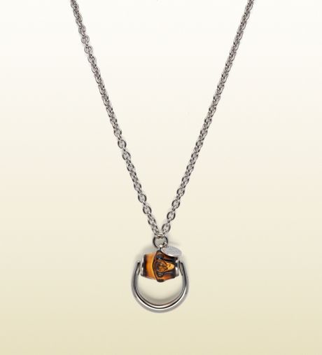 Gucci bamboo cross necklace Clearance