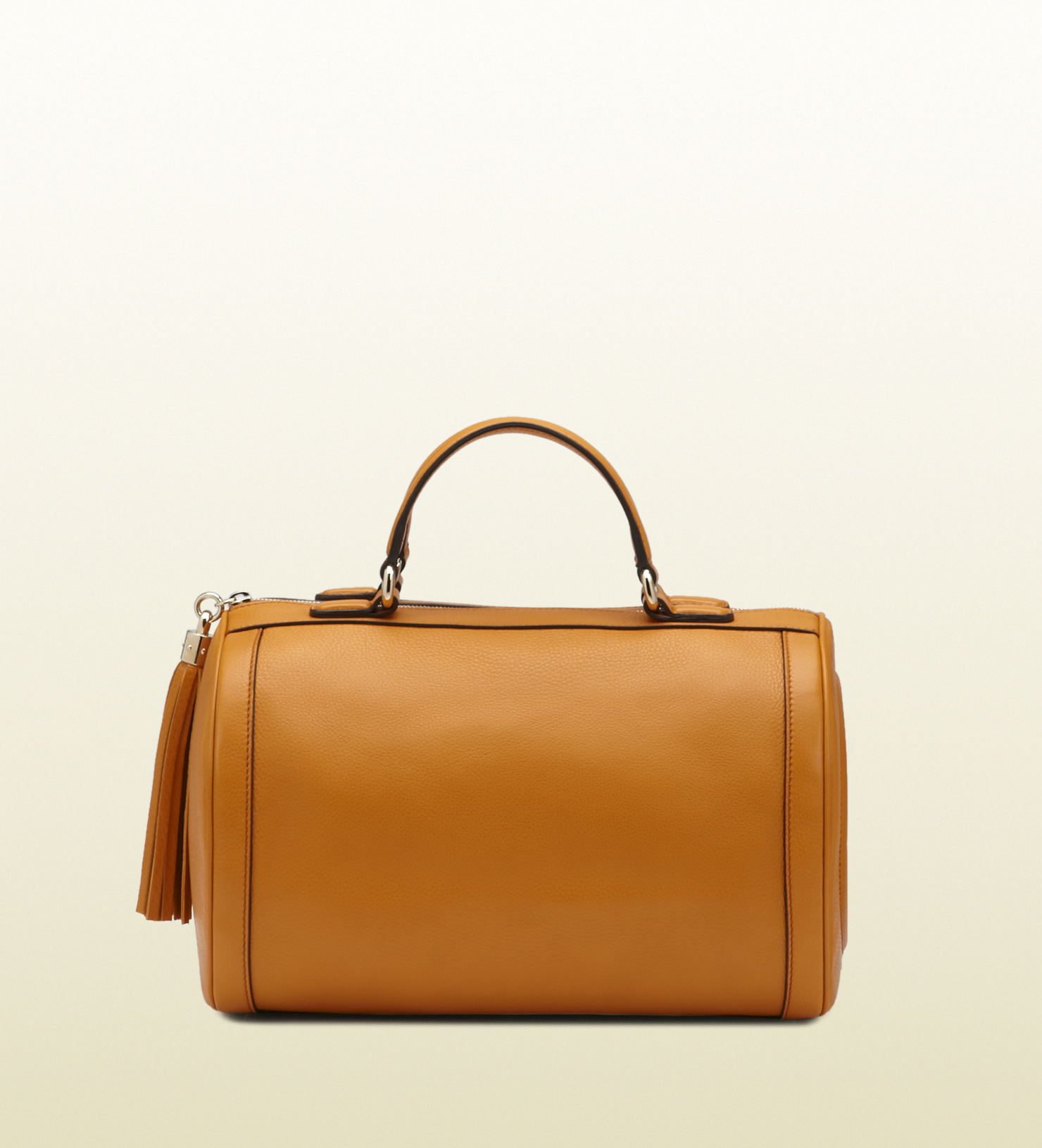 Gucci Soho Light Sunflower Leather Boston Bag in Brown (sunflower) | Lyst