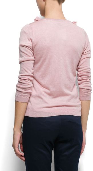 mango pink cardigan