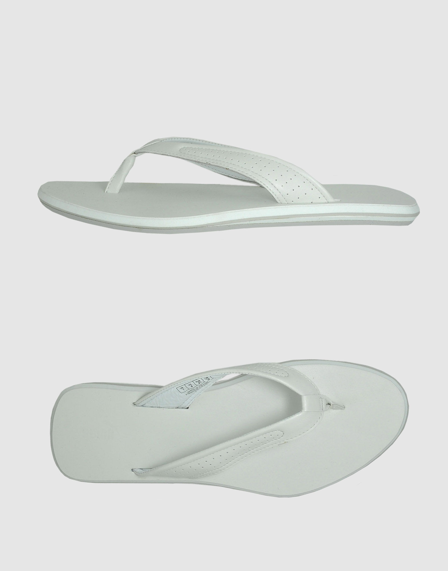 Ps By Paul Smith Flip Flops Clog Sandals in White for Men | Lyst