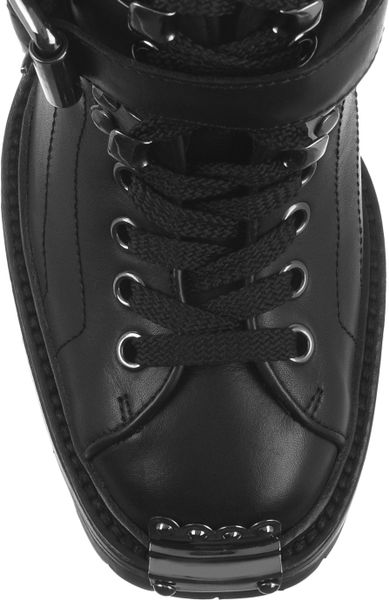 miu miu lace up ankle boots