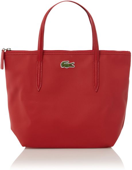 lacoste small shopping bag