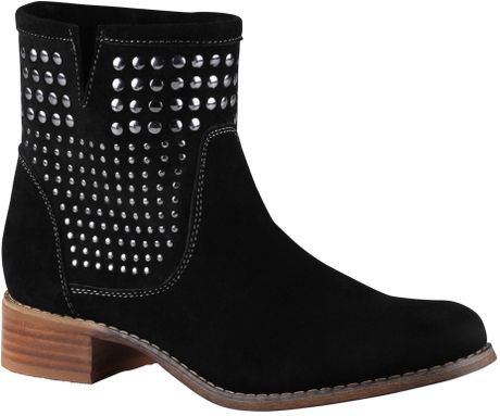 Aldo Bibbs Stud Ankle Boots in Black for Men (Black Suede) - Lyst