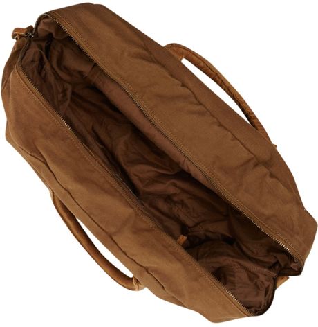 barbour canvas holdall