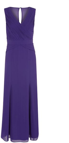 Minuet Petite Bright Purple Maxi Dress in Purple