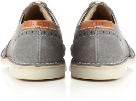 ted baker grey suede shoes