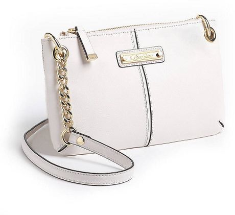 saffiano crossbody bag calvin klein