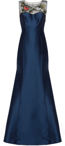 Carolina herrera blue gown Clearance