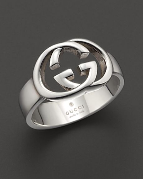 Gucci Sterling Silver Britt Ring in Silver (No Color) | Lyst