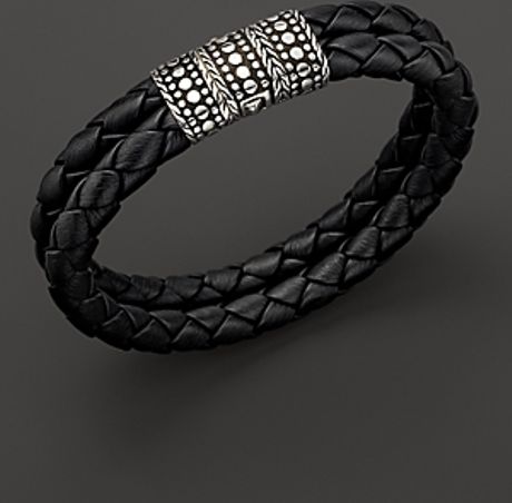 hardy dot bracelet john silver lyst mens woven leather fullscreen