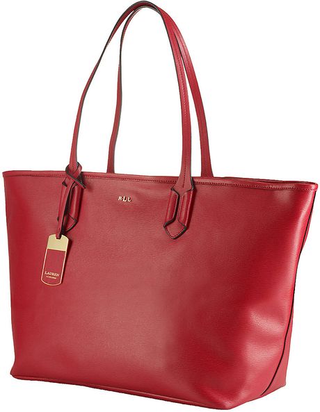 ralph lauren bag red and black